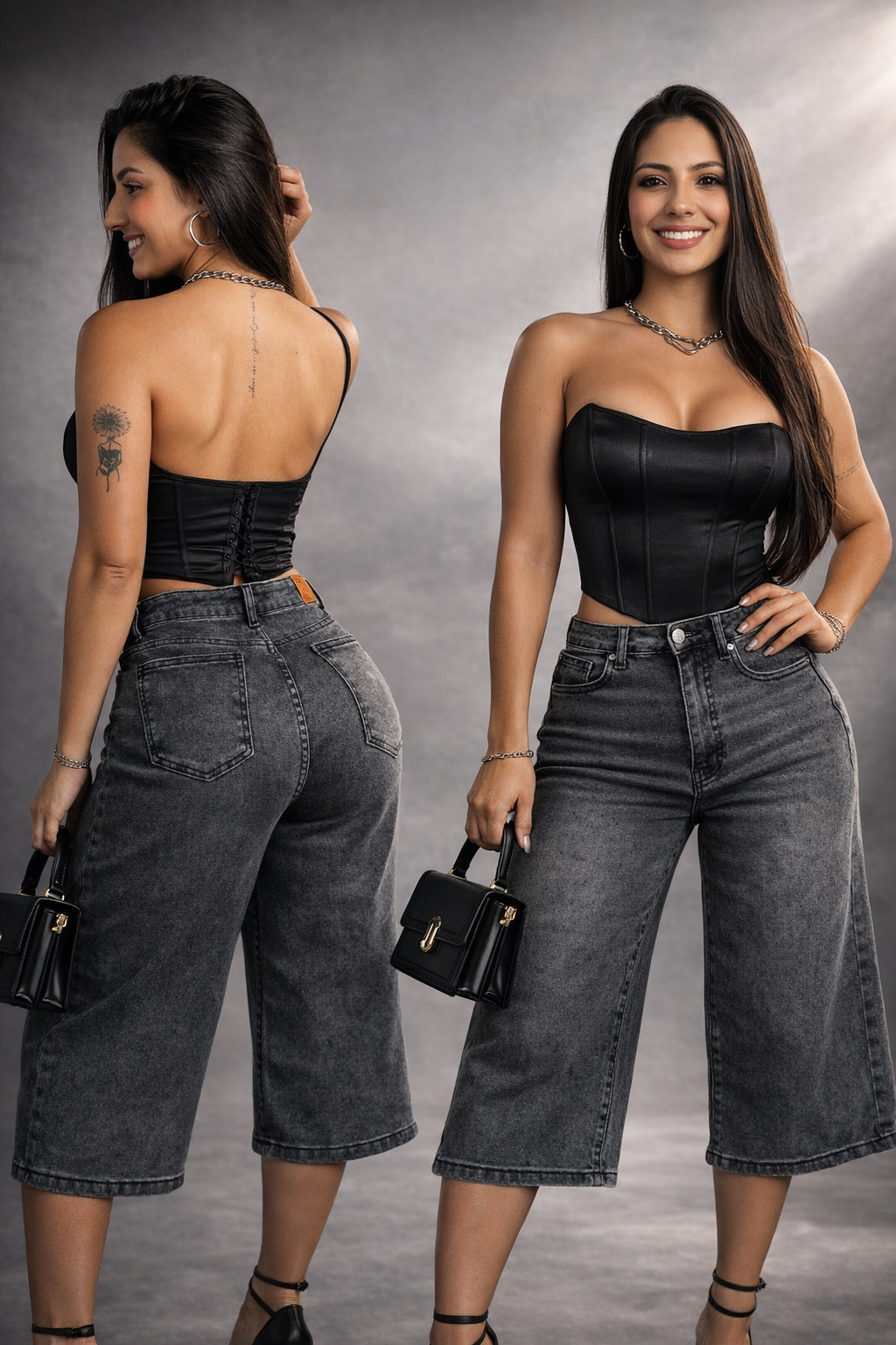 Ladies Culotte Jeans