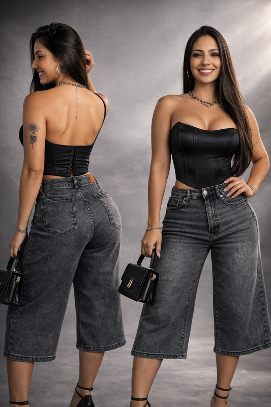 Ladies Culotte Jeans